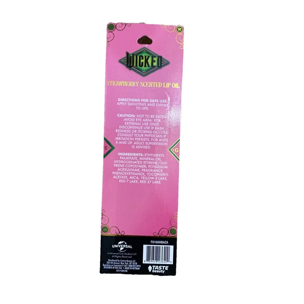 Wicked Lip Oil Set Strawberry & Watermelon 2pc‎ New Universal Taste Beauty